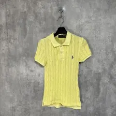 POLO RALPH LAUREN ケーブルニット ポロシャツ XS