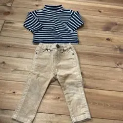 キッズ 長袖トップス パンツ 2点セット