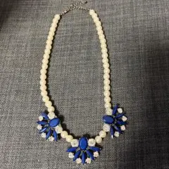 ☆PLST パール調アクリルビジューネックレス☆のサムネイル