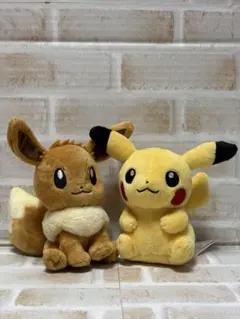 ピカチュウ　イーブイ　fit ぬいぐるみ　ポケモン　ポケットモンスター