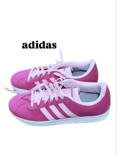 新品adidas ピンク スニーカー
