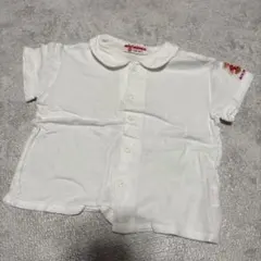 【ビンテージレトロ】mikihouse ミキハウス くま ポロシャツ 80