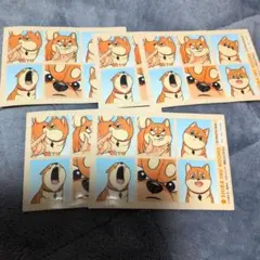 【５枚セット】　シバつき物件　証明写真風ステッカー シール　むうちゃん　限定特典
