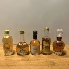 【古酒】サントリー リザーブシェリー樽仕上げ含む ミニボトル7本＋おまけセット 希少・終売品サントリー スペシャルリザーブ 10年シェリー樽仕上げ