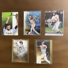 坂本勇人 読売ジャイアンツ BBMカード 5枚セット