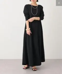 最終価格　omekashi ロングセラーone 大人気ワンピース　黒のサムネイル
