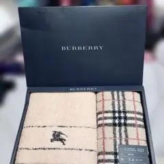 新品未使用　バーバリー　タオルセット　フェイスタオル×1 ウォッシュタオル×1