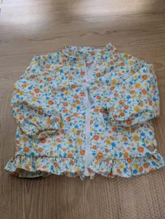 ウィンドブレーカー　花柄　フードなし