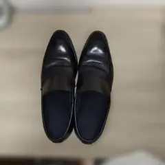 メンズ ブラック ローファー ビジネスシューズ