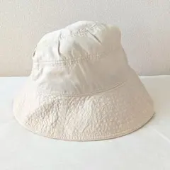 バゲットハット コットン 帽子 ベージュ 62cm ゆったり 大きめぼうしのサムネイル