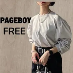 PAGEBOY ページボーイ マトンスリーブプルオーバー FREE