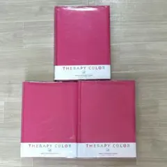【傷汚れあり】ナカバヤシ THERAPYCOLOR アルバム ピンク 3個セットのサムネイル