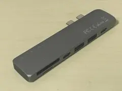 【ジャンク品】SATECHI USB-C 7in2ハブ スペースグレイ