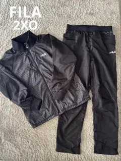 FILAウインドブレーカー上下セット　セットアップ　黒　大きいサイズ2XO