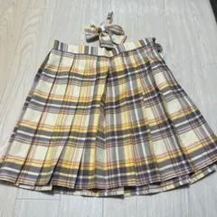 制服コスプレ用スカートとリボン