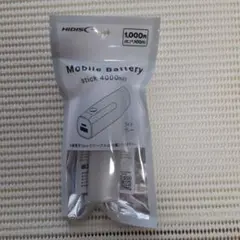HIDISC モバイルバッテリー 4000mAh Type-C