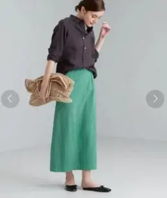 シーエスサッカータイトスカート/グリーンレーベルリラクシングユナイテッドアローズ