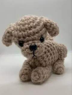 ハンドメイド あみぐるみ トイプードル