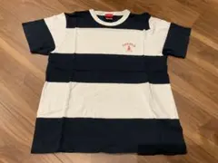 ☺️完売品❣️入手困難❣️ココロ Tシャツ 半袖 オシャレ ネイビー×ホワイト