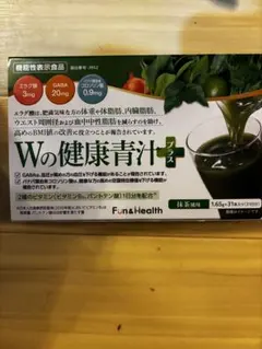 【新品未開封】新日本製薬 生活習慣サポート Wの健康青汁のサムネイル