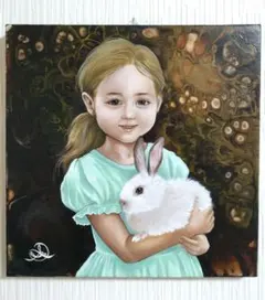 西房浩二　油絵４号・横顔・リアリズム人気作家・１点もの 西房浩二 油絵4号・横顔・リアリズム人気作家・1点もの 西房浩二