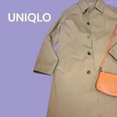 UNIQLO ベージュ ブロックテックコート　メンズS