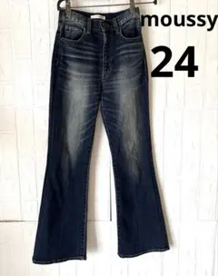 MOUSSY FLARE JEANS ハイウエストフレアシルエット24