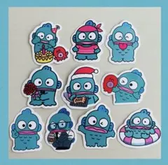 ハンギョドン　サンリオ　シール　ステッカー　かわいい　防水タイプ　10枚　②