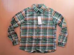 UNIQLO ユニクロ 長袖 シャツ フランネル グリーン サイズ150