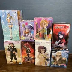 人気アニメ プライズフィギュア まとめ売り 7体セット - メルカリ