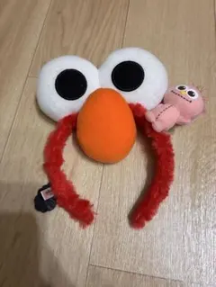 エルモ カチューシャ ピンクキャラクター付き