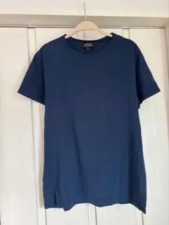 A.P.C. クルーネックTシャツ ネイビー Lのサムネイル