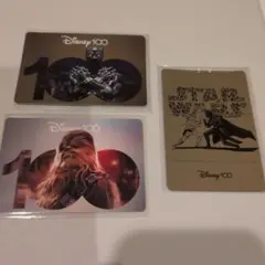 Disney 100 キャラクターカード 3枚セット