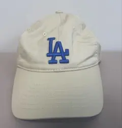 【極美品】MLB公式 LAドジャース キャップ ベージュ