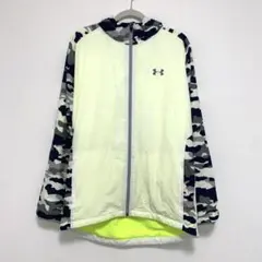 アンダーアーマー★メンズ ウィンドブレーカー ジャンパー 2XL 迷彩 蛍光