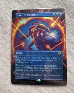 MTG 否定の力/Force of Negation 簡体字 ボーダーレス 2枚 - メルカリ