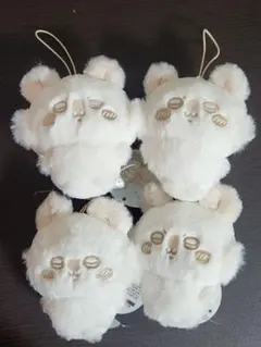 ちいかわ ぬいぱれっと ミルク色 マスコット② モモンガ 4点セット