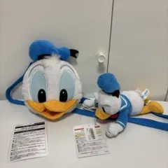 ドナルドダック 肩乗せぬいぐるみ &ポシェットセット