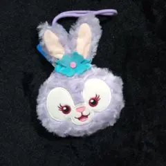 ステラルー フェイスポシェット もこもこ ウサギポーチ 紫色