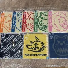 MAN WITH A MISSION　 一番くじ　J賞 タオル　セミコンプ　8種