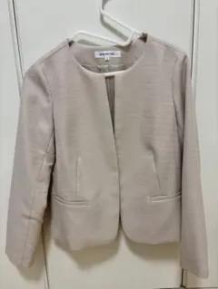 NATURAL BEAUTY BASIC ノーカラージャケット Mサイズ