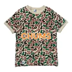 チャムス 迷彩柄風 半袖スウェット S【中古】のサムネイル