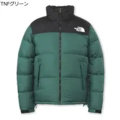 L　ノースフェイス　ヌプシジャケット　ND92335　TNFグリーン　TG　緑