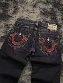 未使用 児島ジーンズ 13oz ダイヤステッチ ダブルニーストレート 