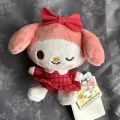 マイメロディ ぬいぐるみ 赤いドレス 約15cm