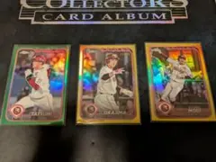 topps chrome npb 2024 楽天　3枚セット