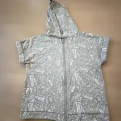 ポケットモンスター フード付き半袖ピカチュウパーカー 120