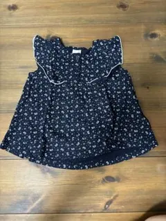 petit main フラワープリント トップス 90cm