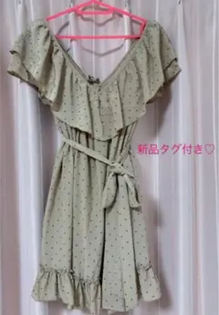 最終値下げしました♡新品タグ付き♡マーキュリーデュオドットワンピース♡