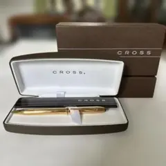 高級品CROS クロス ボールペン 18KT GOLD 筆記体ケース付き　V20のサムネイル